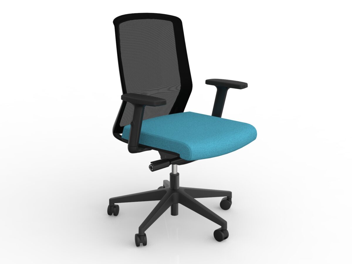 Motion Sync with Armrests & Ice Blue Seat Cover